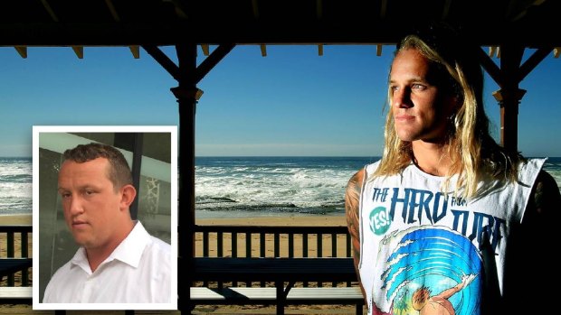 Former professional surfer Jake Sylvester suffered a fractured skull in a "one punch" attack outside a Newcastle West hotel last year. Billy Patrick Clay (inset) pleaded guilty on Wednesday.