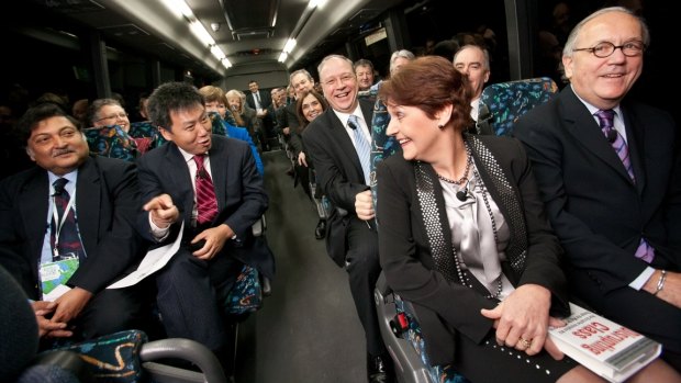 Former state education minister Bronwyn Pike on the "Ultranet bus".