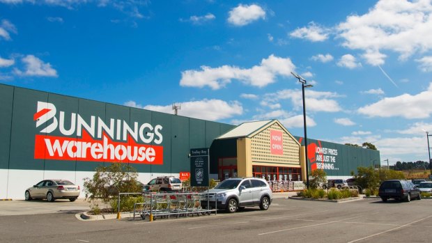 Bunnings' focus has shifted from smaller "home centres" to larger-format "warehouse" stores in response to population growth and changing consumer preferences.