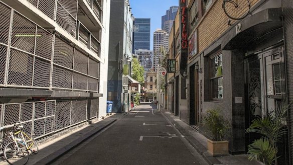 Meyers Place, as it was recently. 