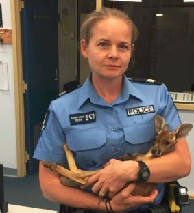 Senior Constable Sarah Lowe works with at risk youths but also has a passion for rescuing animals.