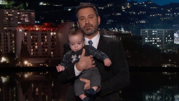 Jimmy Kimmel made an emotional plea for children's health care with son Billy.