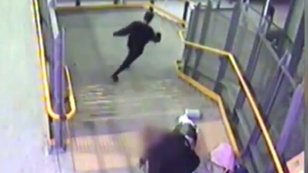 A woman was attacked by a would-be thief at Darra Train Station on Monday morning, but managed to fight him off.