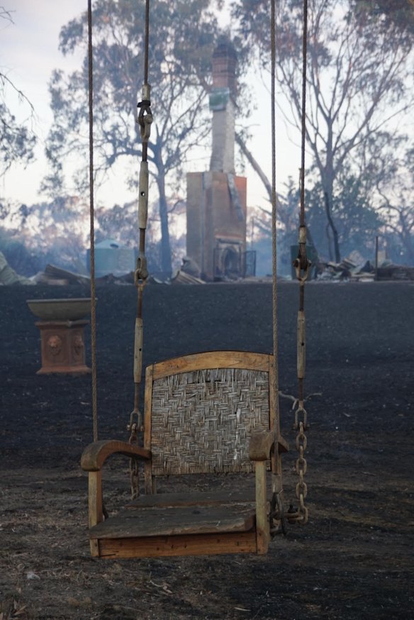 Fire devastation at Crib Point