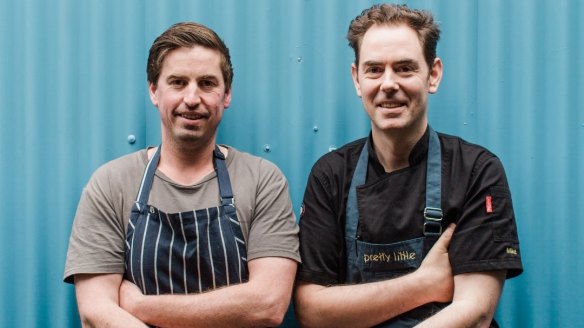 Comma Food & Wine's Matt Woodhouse (left) and Michael Harrison of Pretty Little are teaming up for a series of dinners in February.