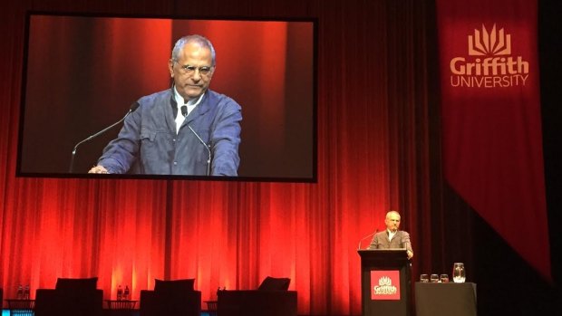 Sharing oil and gas reserves in Timor Sea with East Timor would only make Australia greater, Dr Jose Ramos-Horta said in Brisbane.