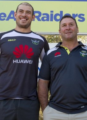 Terry Campese and Ricky Stuart.