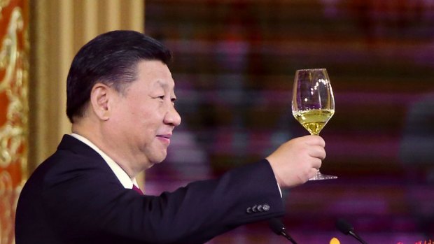 China's President Xi Jinping has a lot to cheer about with Donald Trump.