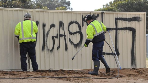 City of Mandurah chief Mark Newman was saddened by the 'offensive act of vandalism'.
