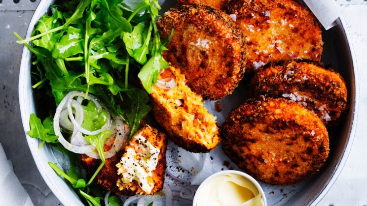 Salmon and sweet potato croquettes recipe-image