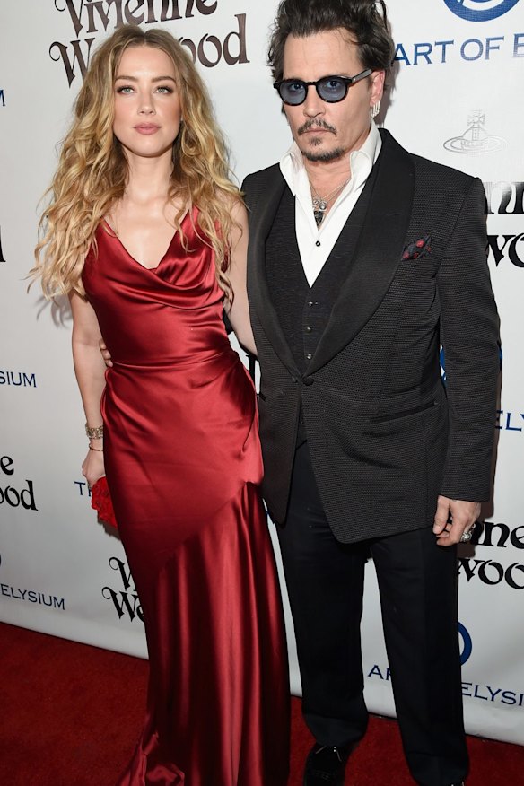 Amber Heard filed for divorce from Johnny Depp three days after his mother died.