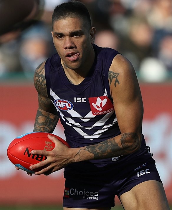 Under scrutiny: An incident between Docker Michael Walters and Patrick Dangerfield will be reviewed.