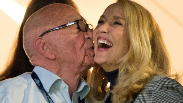 Rupert Murdoch, who owns The Sunday Times, has recently found love with Jerry Hall.