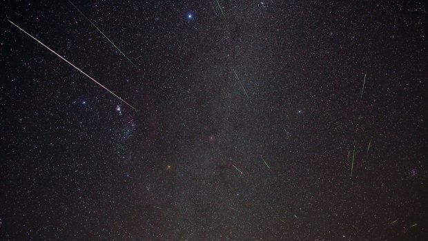 The Geminids meteor shower can create up to 100 shooting stars an hour. 