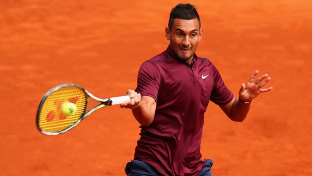 Nick Kyrgios: out of the Madrid Open.