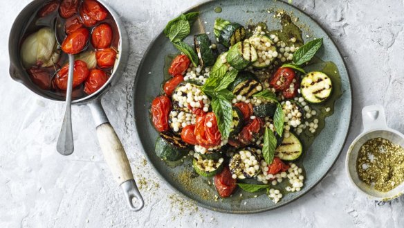 This salad brims with the mellow fruitfulness of February.