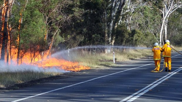 Two bushfires are burning in the Shire of Kwinana.