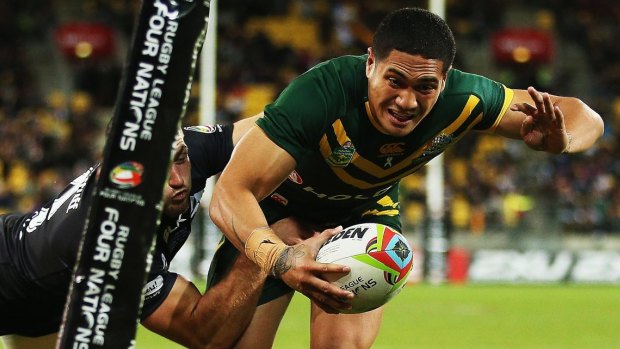 Youngest Kangaroo: Sione Mata'utia is likely to be fit for round one for the Newcastle Knights.