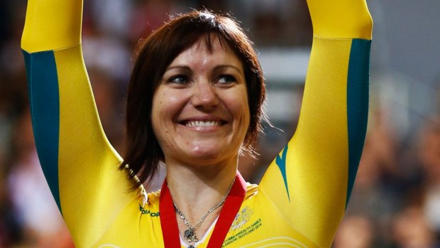 Golden girl: Anna Meares is a two-time Olympic track champion
