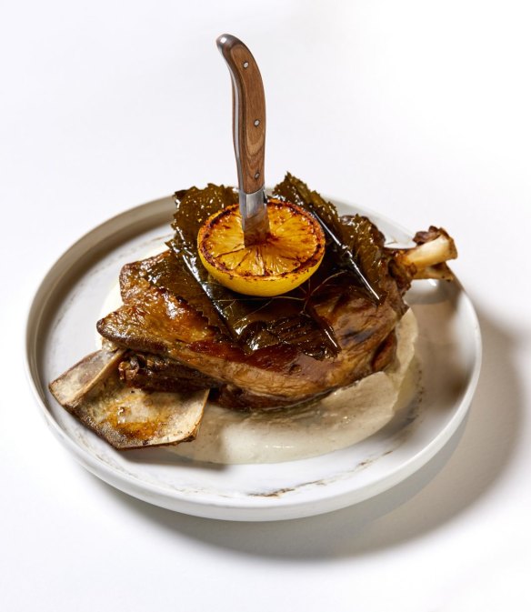 Go-to dish: Twelve-hour roasted lamb shoulder.