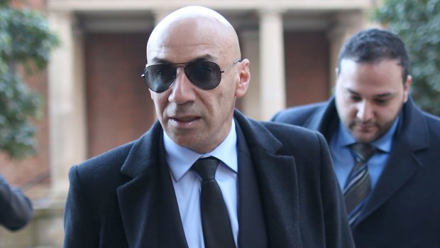 Eddie Obeid's middle son Moses outside the Supreme Court in June this year.