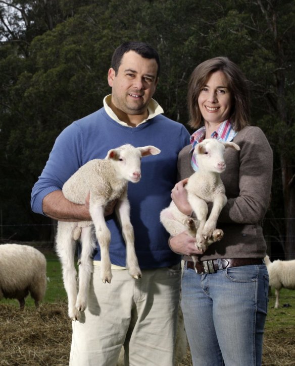 Michael and Cressida McNamara at Pecora Dairy in the NSW southern highlands.
