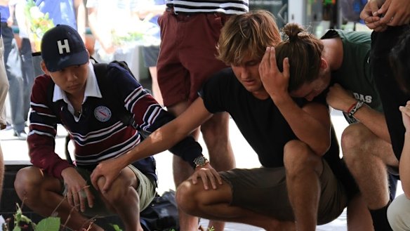 A lunchtime gathering in memory of Mr Miller.