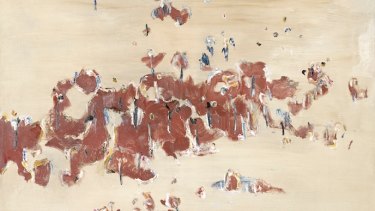 You Yangs landscape, 1965, oil on canvas (detail).