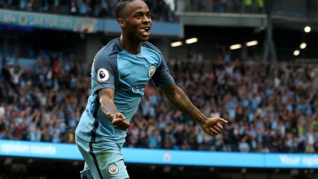 Back on top: Manchester City's Raheem Sterling.