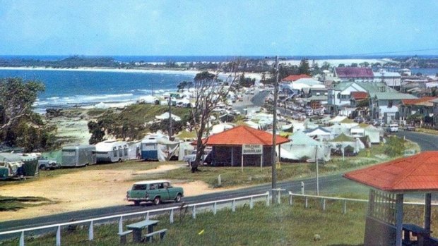 Efforts to add the Mooloolaba Caravan Park to Queensland's Heritage Register have begun.
Mooloolaba circa 1960s.