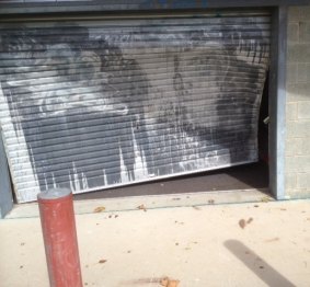 Thieves forced their way into the Tuggeranong Hawks' training room through a roller door.