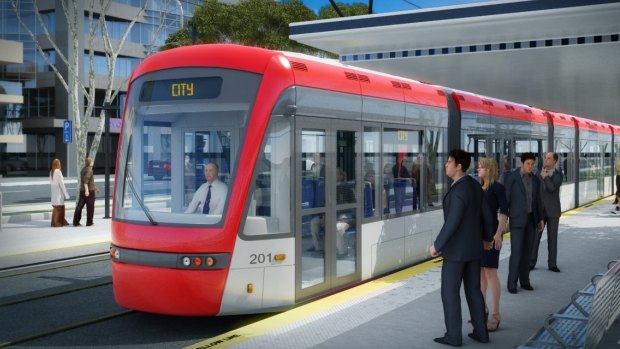 Artist's impression: Claims Capital Metro is the beginning of a city-wide rail network are fanciful.