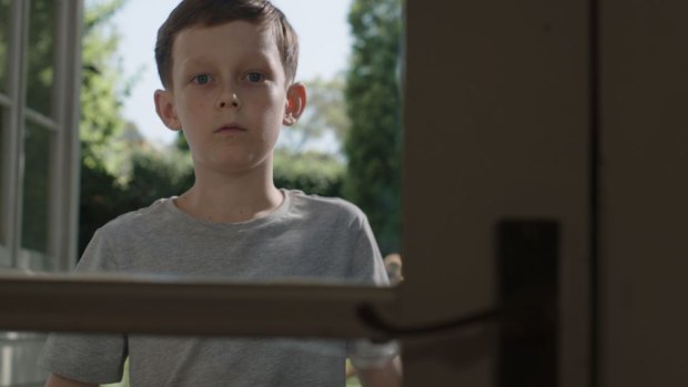 The ad campaign features a one-minute TV ad in which a young boy slams a door on a young girl, causing her to fall.