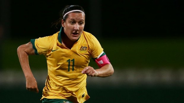 Concerned: Matildas skipper Lisa De Vanna.