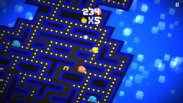 <i>Pac-Man 256</i> carries some similarities to <i>Crossy Road</i>. 