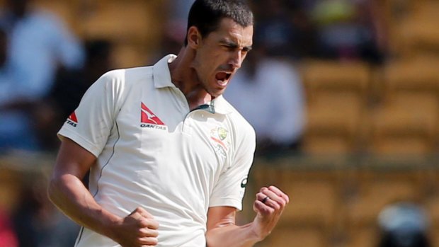 Hard to replace: Paceman Mitchell Starc is recovering from a foot injury.