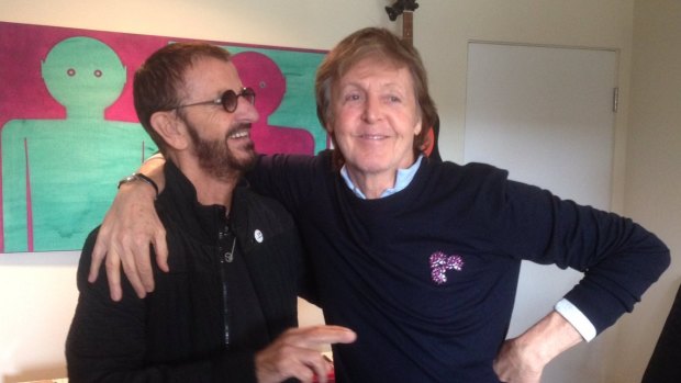 Surviving Beatles Ringo Starr and Paul McCartney collaborated on a new track. 