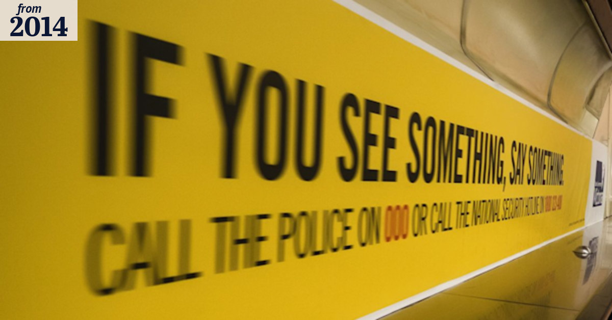 Melbourne's terrorism awareness campaign, 'If You See Something, Say ...
