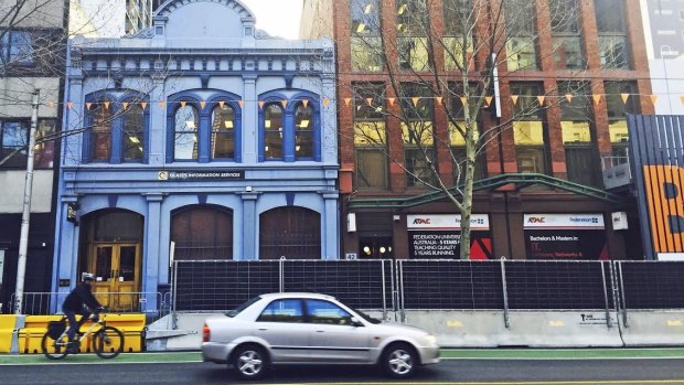 Targeted for preservation: The two buildings purchased by Blue Sky may prove controversial.