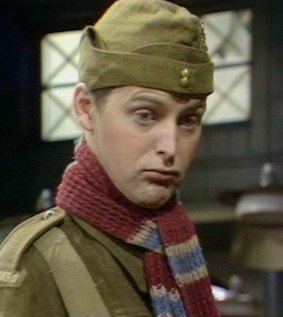 Private Frank Pike (Ian Lavender) from the BBC series <i>Dad's Army</i>.
