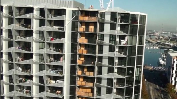 Way up high: the view from the Metropolitan Fire Brigade's drone.