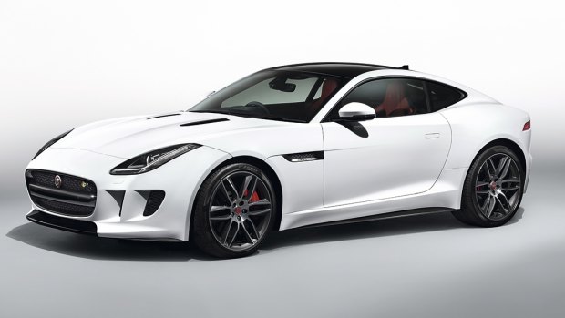 The Jaguar F-Type coupe, the success of which has inspired the naming of the F-Pace SUV.