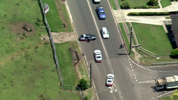 Police closed off streets in Picton following the fatal shooting.