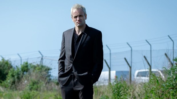 Jonny Lee Miller as Simon in <i>T2 Trainspotting</i>. Twenty years after the original film, the character's "maturity level is sort of stuck", says Miller.