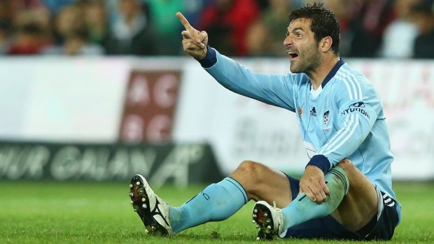 Down on his luck: There is a cloud hanging over the football career of Sasa Ognenovski. 