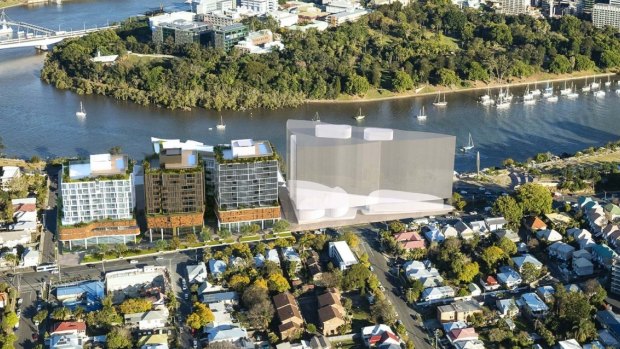 The River and Main towers would be next door to the council-approved 13-storey Banyan Tree Residences.