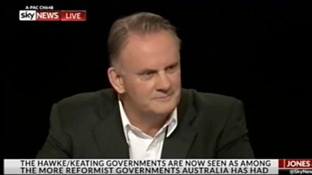 Mark Latham was sacked by Sky News last week after calling a Sydney high school student "gay".