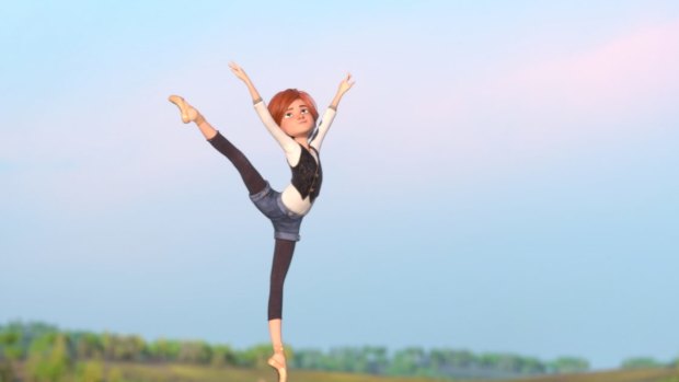 Still from Ballerina, the animated movie.