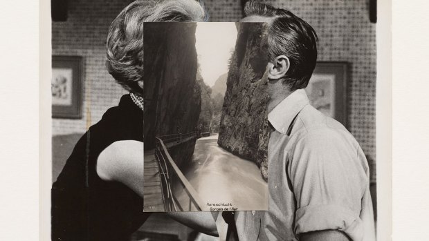 John Stezaker's <i>Pair XXVII</i>, 2015, collage.