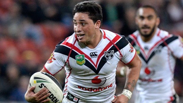 Another NRL chance?:  Kevin Locke during his playing career with the Warriors.